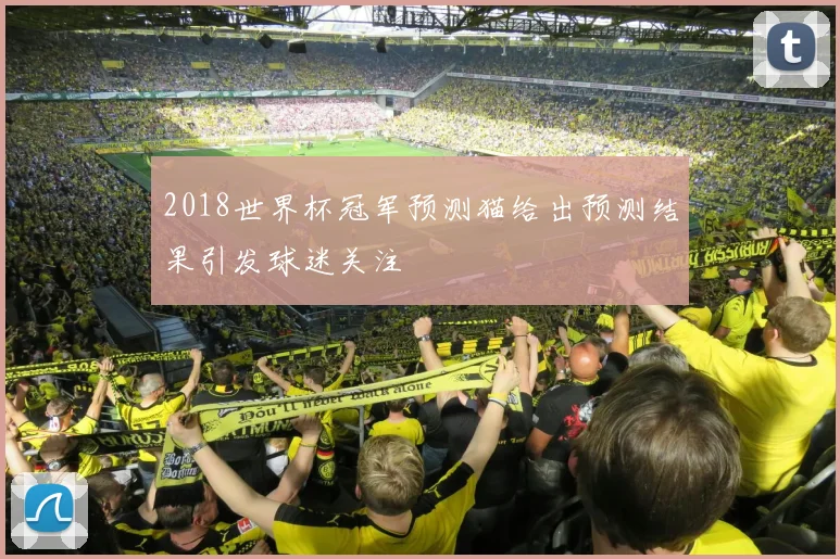 2018世界杯冠军预测猫给出预测结果引发球迷关注