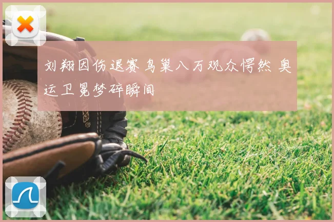 刘翔因伤退赛鸟巢八万观众愕然 奥运卫冕梦碎瞬间
